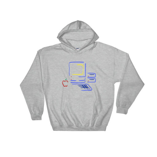 Hooded Apple IIgs Sweatshirt - Image 4