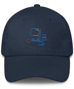 Classic Apple IIgs Cap - Navy