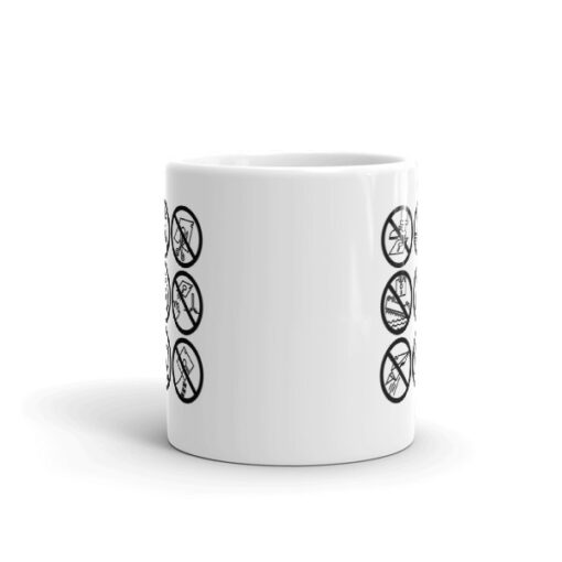 Beagle Floppy warnings Mug - Image 3