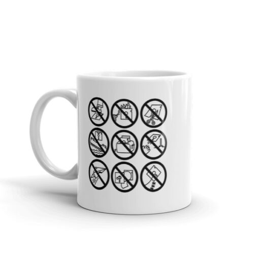 Beagle Floppy warnings Mug - Image 2