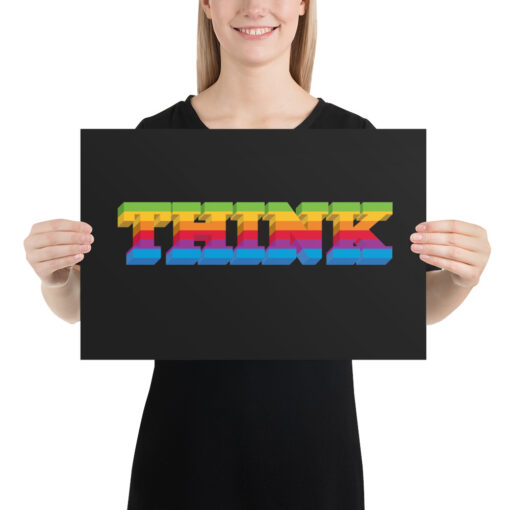 Think Poster, Black - Image 7