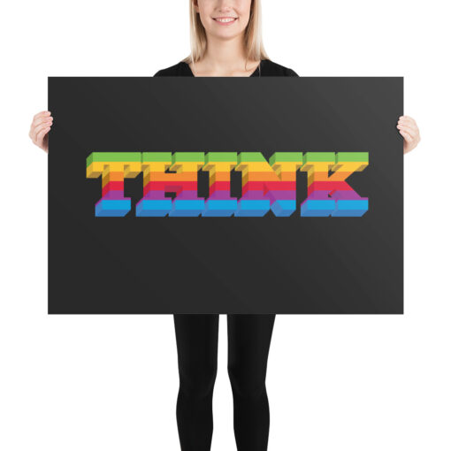 Think Poster, Black - Image 11