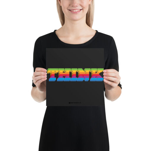 Think Poster, Black - Image 3