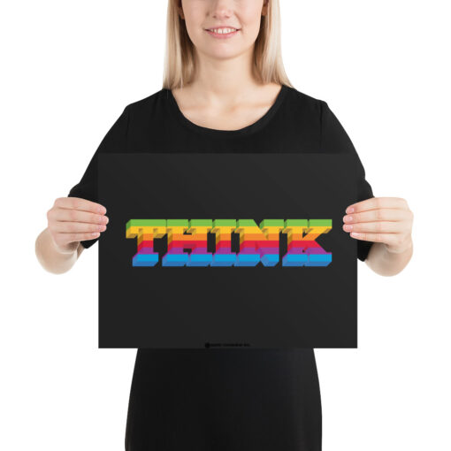 Think Poster, Black - Image 5