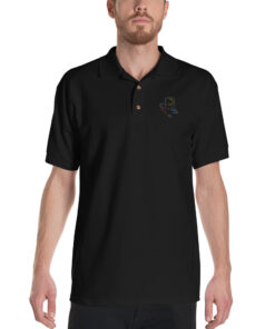 Embroidered Picasso Mac Polo Shirt