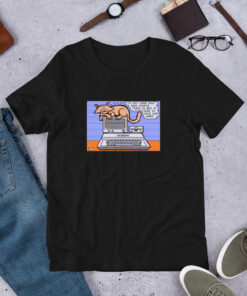 Beagle Bros Cat over Apple T-Shirt