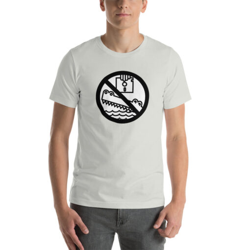 Beagle Croc warning floppy T-Shirt - Image 5