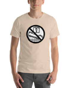 Beagle Croc warning floppy T-Shirt