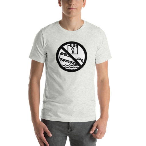 Beagle Croc warning floppy T-Shirt - Image 6