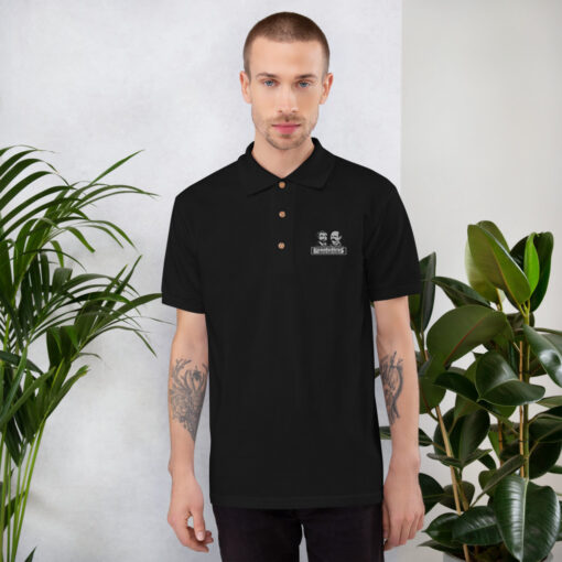 Embroidered Beagle Bros logo Polo Shirt