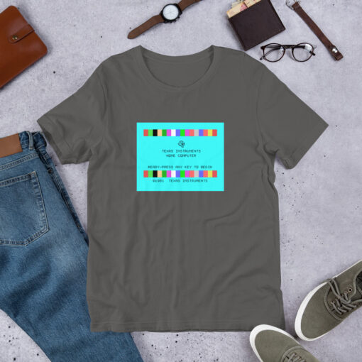 TI-99/4A Startup Screen T-Shirt - Image 3