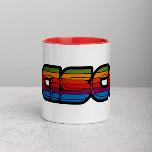 Pascal Rainbow Black Mug - Image 4