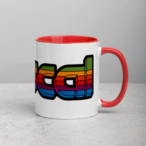 Pascal Rainbow Black Mug - Image 6