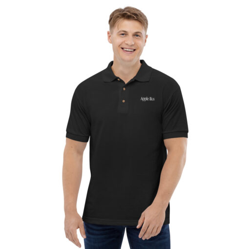 White text Apple IIgs Polo Shirt - Image 2
