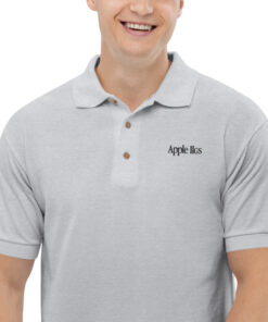 Black text Apple IIgs Polo Shirt