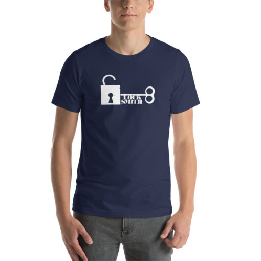 Locksmith White Short-Sleeve T-Shirt - Image 3