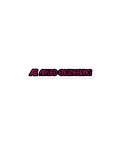 Black Applied Engineering stickers
