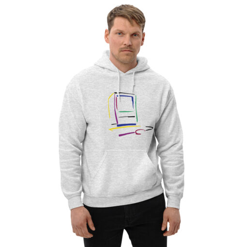 Line art Classic Mac Hoodie - Image 13