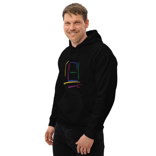 Line art Classic Mac Hoodie - Image 3