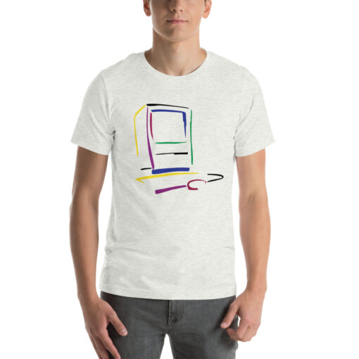 Line art Classic Mac t-shirt - Image 29