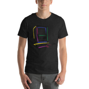 Line art Classic Mac t-shirt
