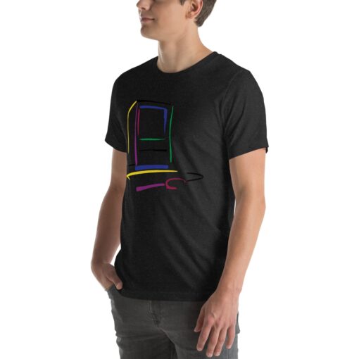 Line art Classic Mac t-shirt - Image 4