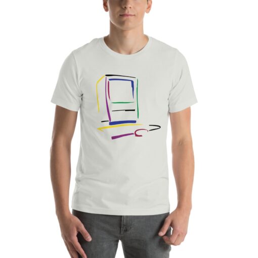 Line art Classic Mac t-shirt - Image 22