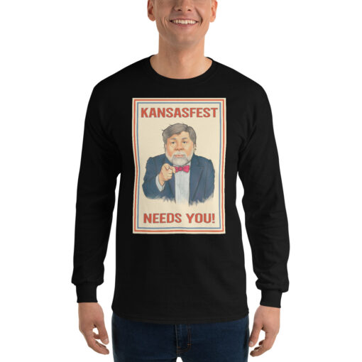 I Need You for KansasFest 2025 – The Virtual Apple II convention! Long Sleeve shirt