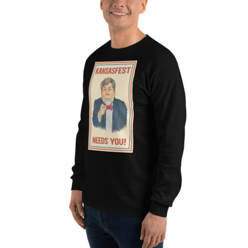 I Need You for KansasFest 2025 – The Virtual Apple II convention! Long Sleeve shirt - Image 5