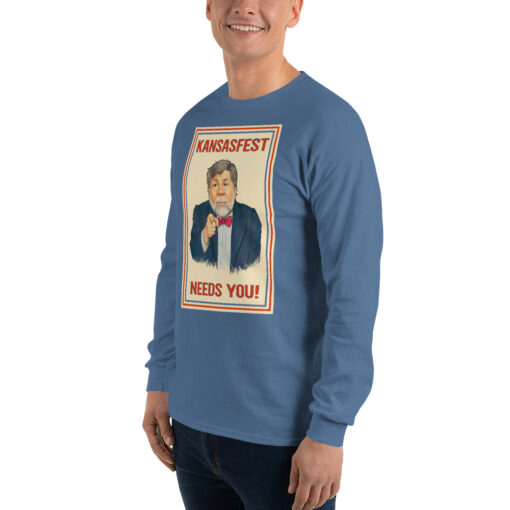 I Need You for KansasFest 2025 – The Virtual Apple II convention! Long Sleeve shirt - Image 11