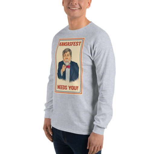 I Need You for KansasFest 2025 – The Virtual Apple II convention! Long Sleeve shirt - Image 17