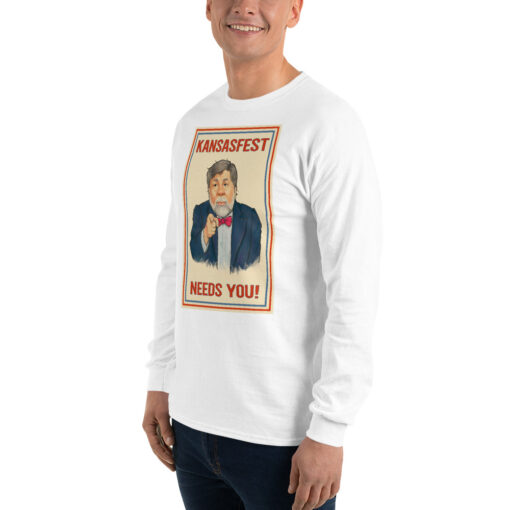 I Need You for KansasFest 2025 – The Virtual Apple II convention! Long Sleeve shirt - Image 29