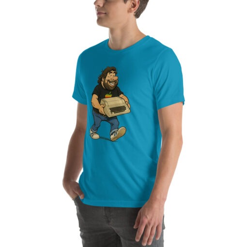 Woz Cartoon T-Shirt – Carrying the Iconic Apple II - Image 18