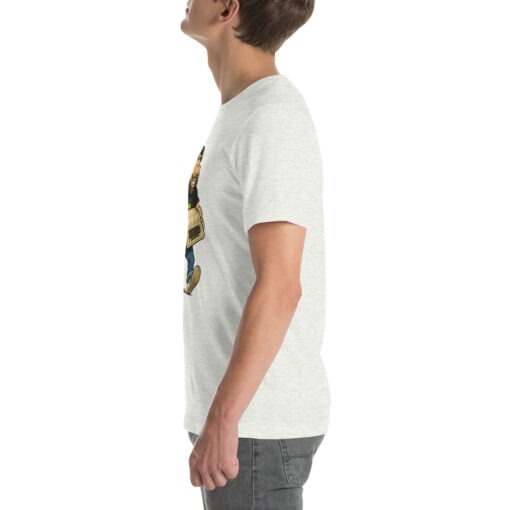 Woz Cartoon T-Shirt – Carrying the Iconic Apple II - Image 52