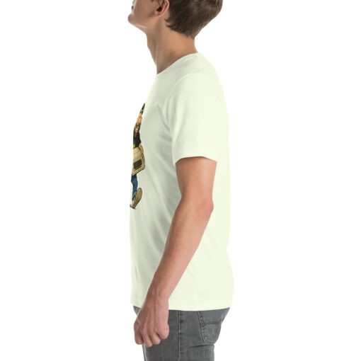 Woz Cartoon T-Shirt – Carrying the Iconic Apple II - Image 66