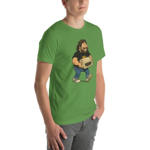 Woz Cartoon T-Shirt – Carrying the Iconic Apple II - Image 27