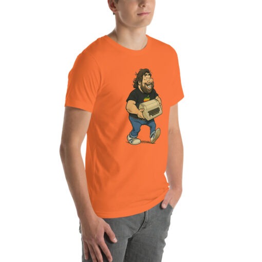 Woz Cartoon T-Shirt – Carrying the Iconic Apple II - Image 34