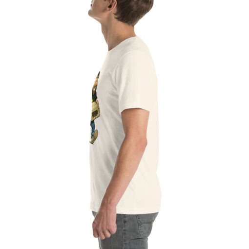 Woz Cartoon T-Shirt – Carrying the Iconic Apple II - Image 59