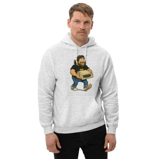 Steve Wozniak Cartoon Hoodie – Apple II Tribute – Original Geekware by 8bittees - Image 45