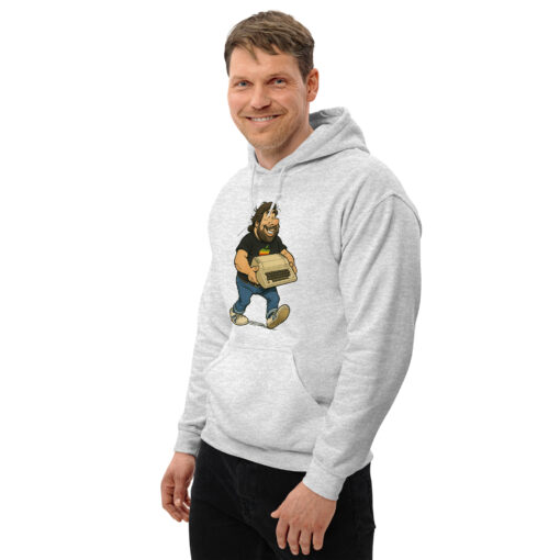 Steve Wozniak Cartoon Hoodie – Apple II Tribute – Original Geekware by 8bittees - Image 47