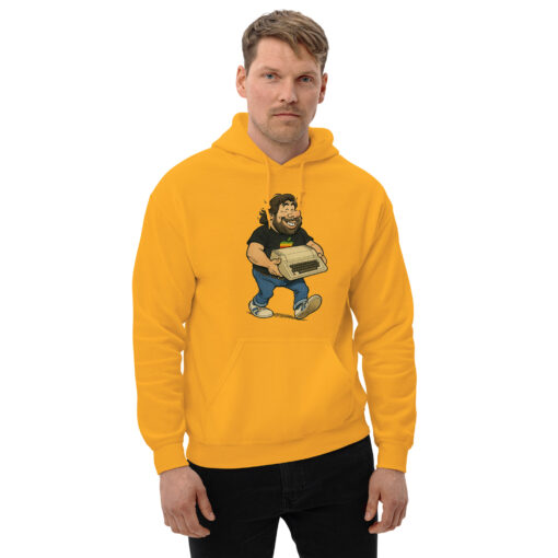 Steve Wozniak Cartoon Hoodie – Apple II Tribute – Original Geekware by 8bittees - Image 37