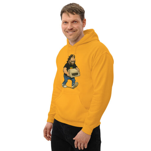 Steve Wozniak Cartoon Hoodie – Apple II Tribute – Original Geekware by 8bittees - Image 39