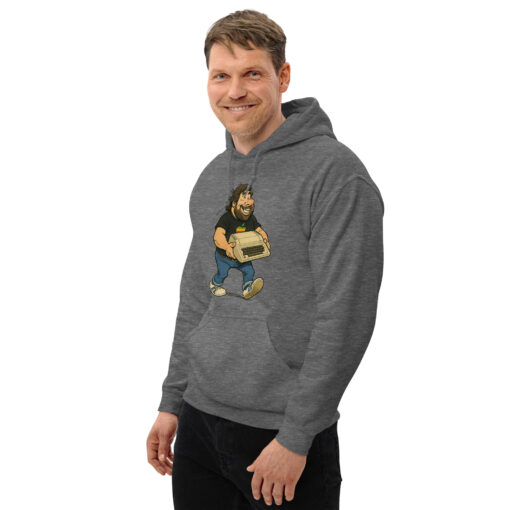 Steve Wozniak Cartoon Hoodie – Apple II Tribute – Original Geekware by 8bittees - Image 24