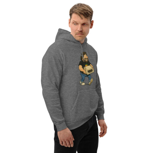 Steve Wozniak Cartoon Hoodie – Apple II Tribute – Original Geekware by 8bittees - Image 25