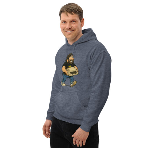 Steve Wozniak Cartoon Hoodie – Apple II Tribute – Original Geekware by 8bittees - Image 20