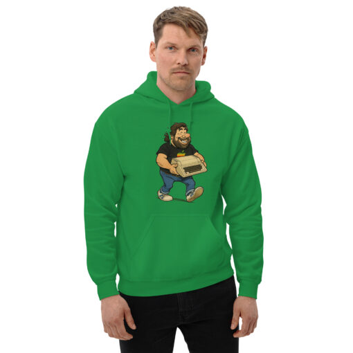Steve Wozniak Cartoon Hoodie – Apple II Tribute – Original Geekware by 8bittees - Image 26