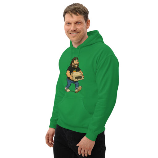 Steve Wozniak Cartoon Hoodie – Apple II Tribute – Original Geekware by 8bittees - Image 28