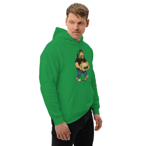 Steve Wozniak Cartoon Hoodie – Apple II Tribute – Original Geekware by 8bittees - Image 29