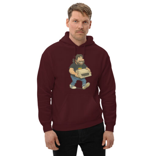Steve Wozniak Cartoon Hoodie – Apple II Tribute – Original Geekware by 8bittees - Image 6