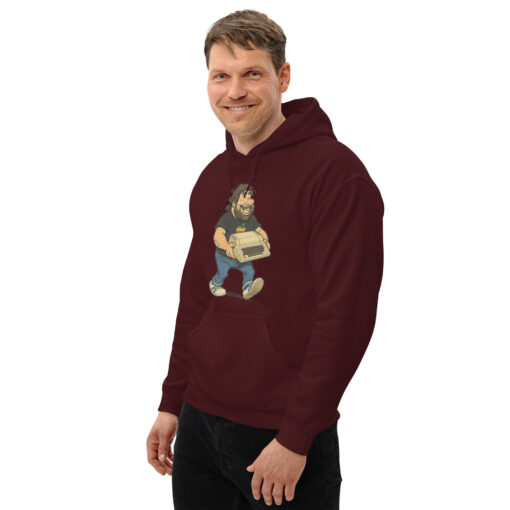 Steve Wozniak Cartoon Hoodie – Apple II Tribute – Original Geekware by 8bittees - Image 8